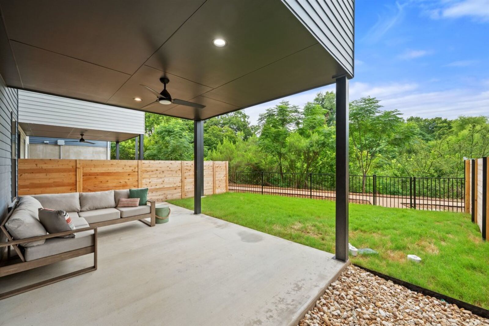 Covered outdoor space